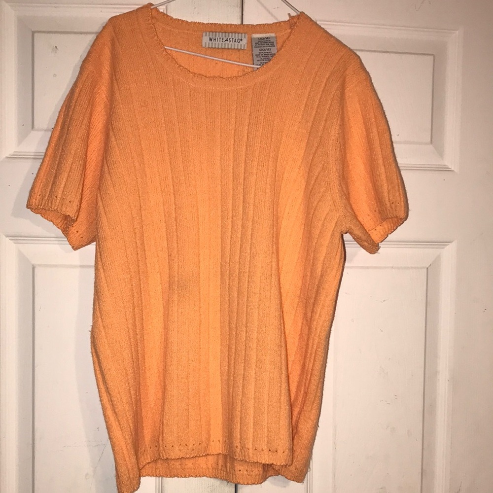 Women’s White Stag Textured Sweater Top